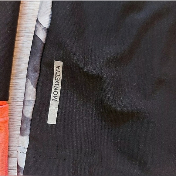 Mondetta Women's Size Medium Full Zip Sweatshirt Black/Pink Polyester - Picture 7 of 7